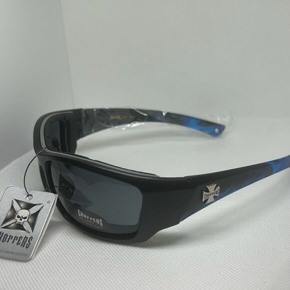Choppers Padded Flame Lens Sunglasses - Picture 1 of 3